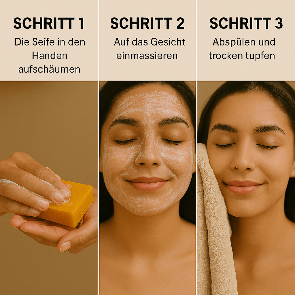 Zitronen - Kurkuma - & Kojinsäure - Aufhellungsseife - Glowmy