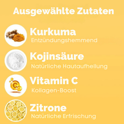 Zitronen-Kurkuma- & Kojinsäure-Aufhellungsseife